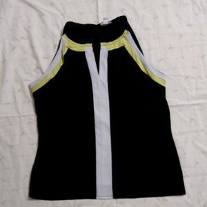 Tricolor Sleeveless Shirt